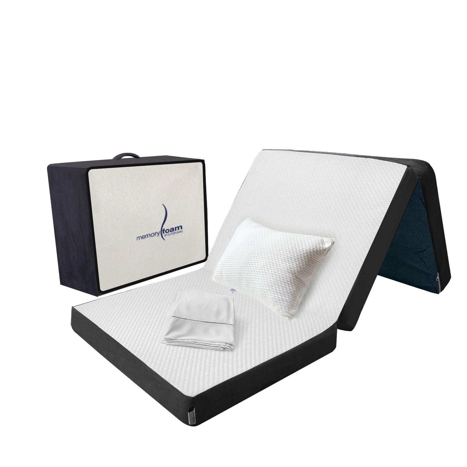 Pack Colchón Plegable + Almohada(s) + Sábanas