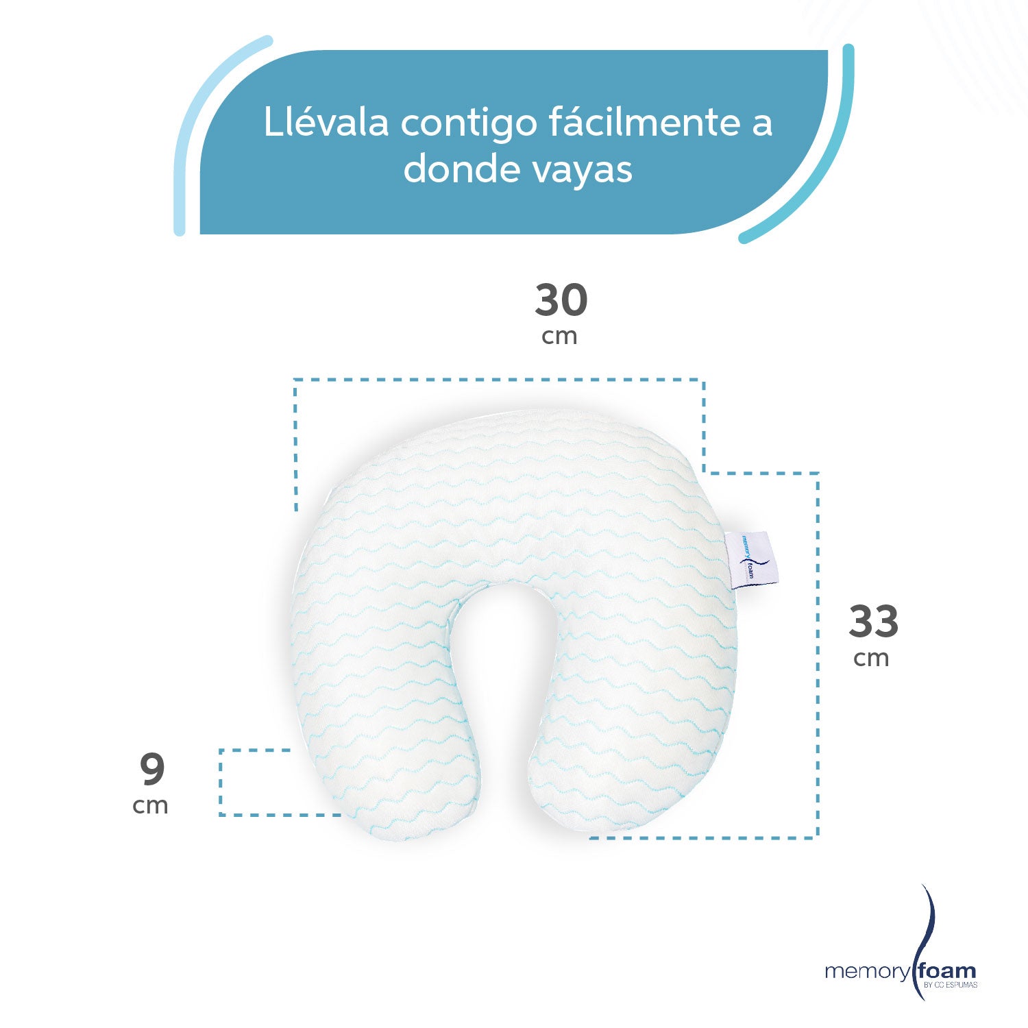 Almohada Cuello de Viaje Cool
