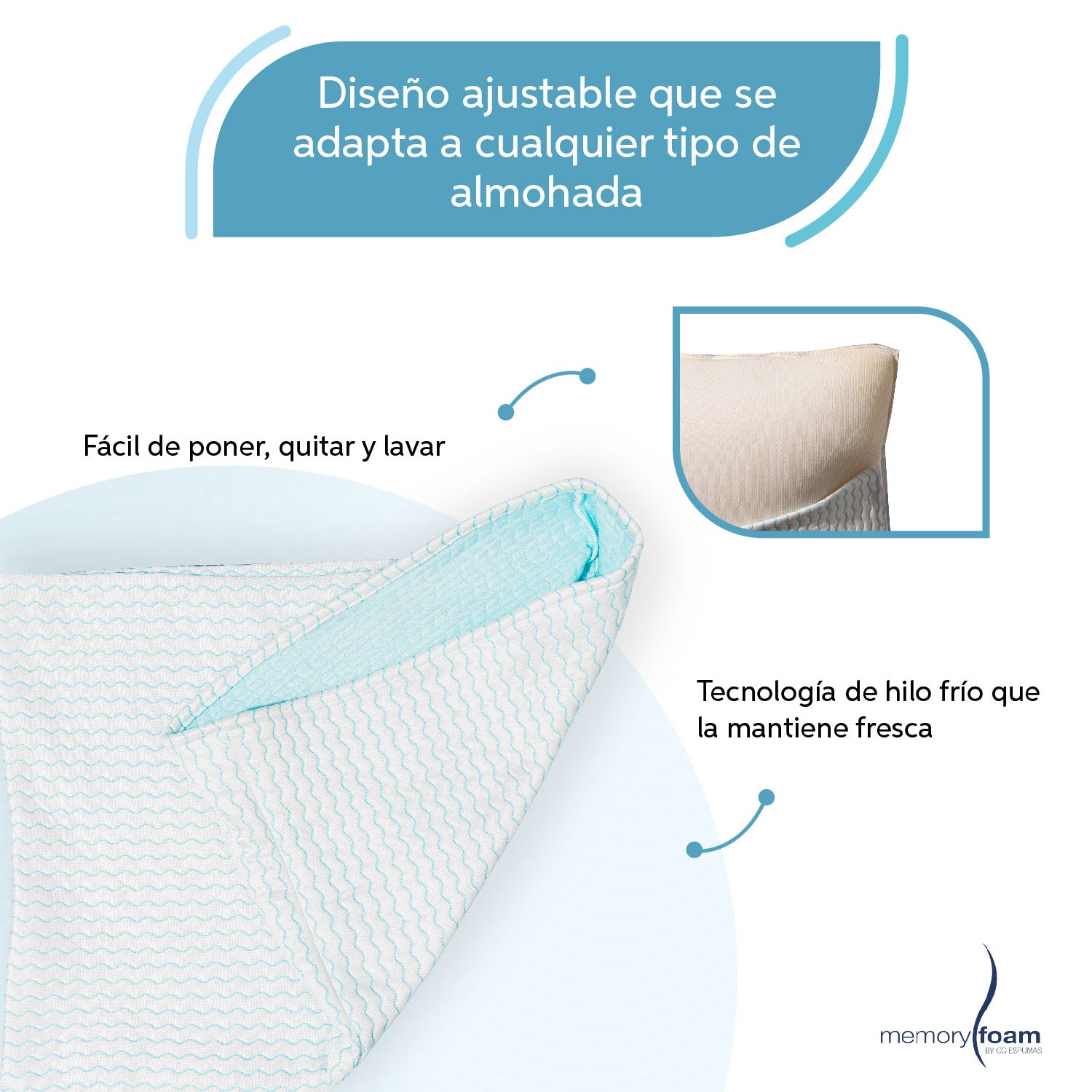 Funda para Almohada Cool