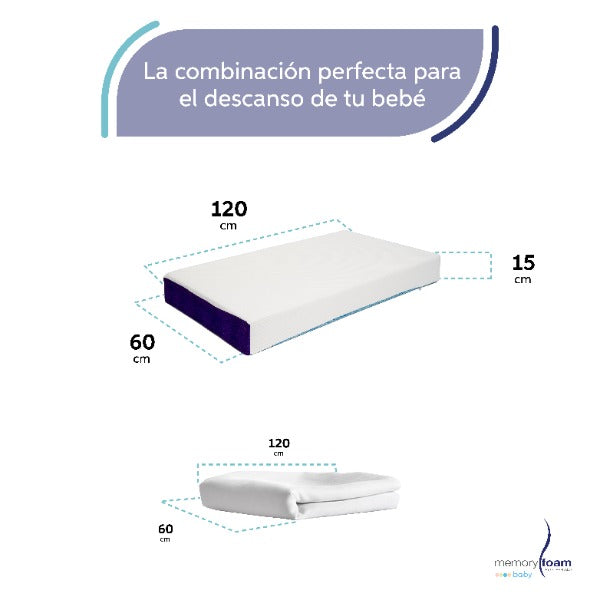 Pack Colchón De Bebé: Baby Good + Protector