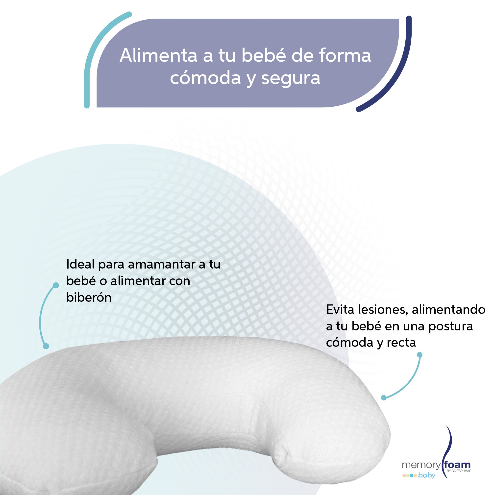 Almohada de Lactancia Blanca