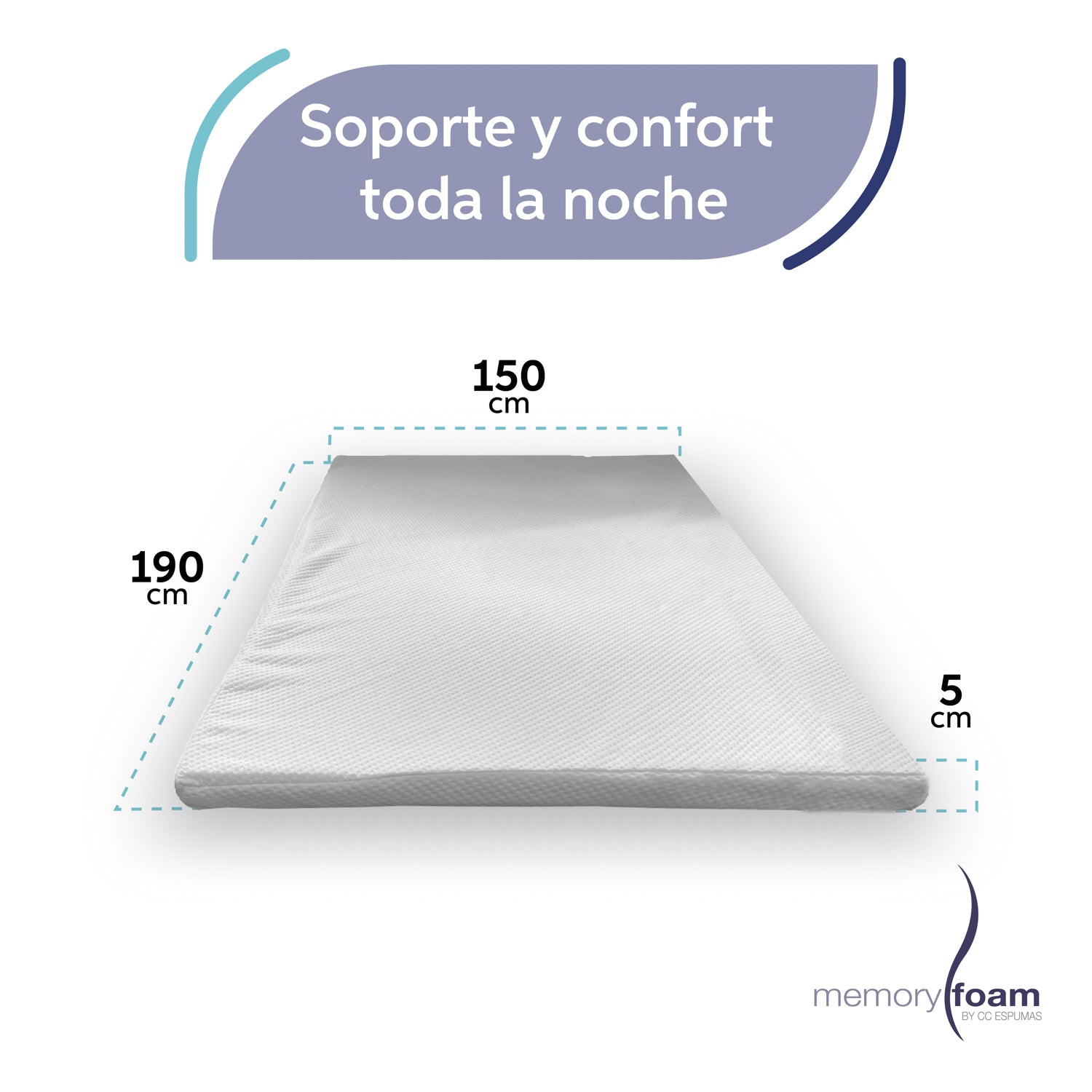 Colchoneta Memory Foam