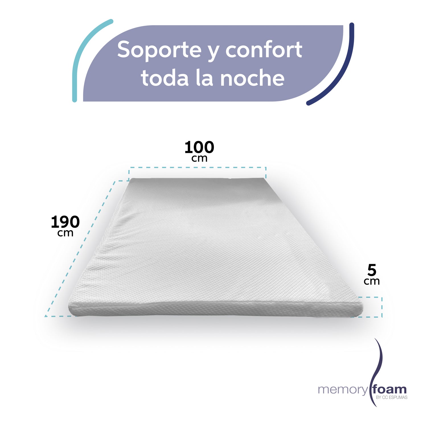Colchoneta Memory Foam