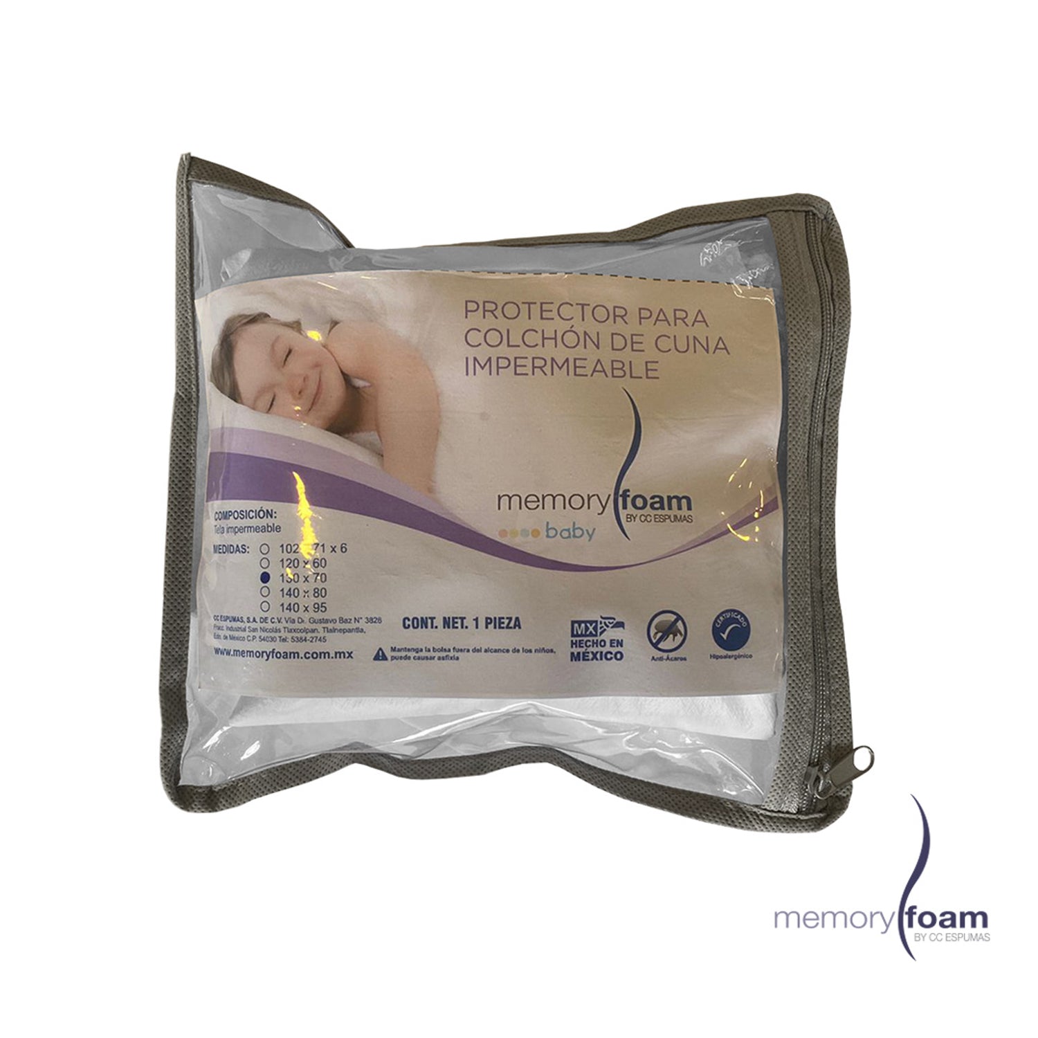 Protector Impermeable Para Colchon De Cuna Bebé