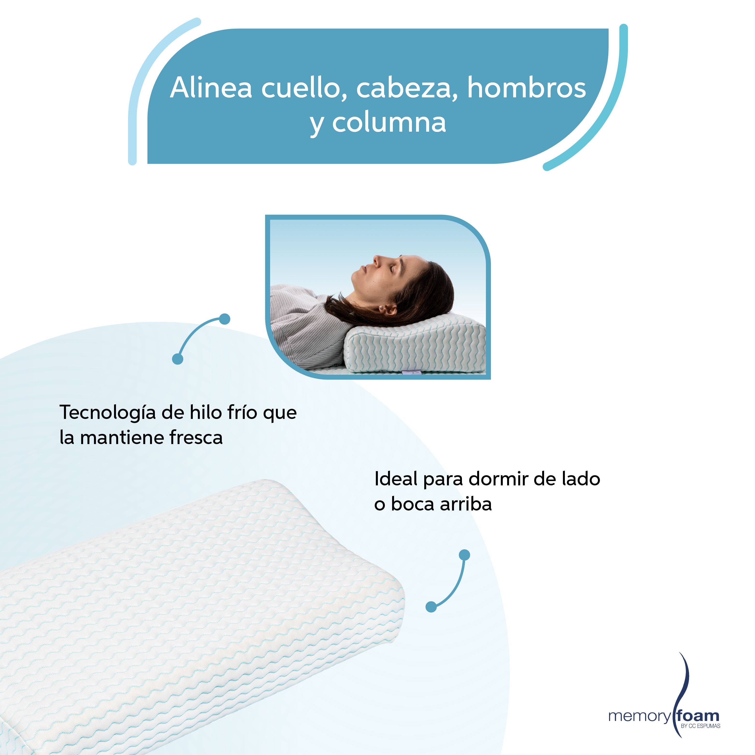 Almohada Curva Cool
