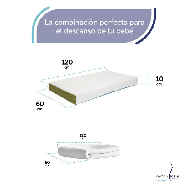 Pack Colchón Bebé: Baby Essential + Protector