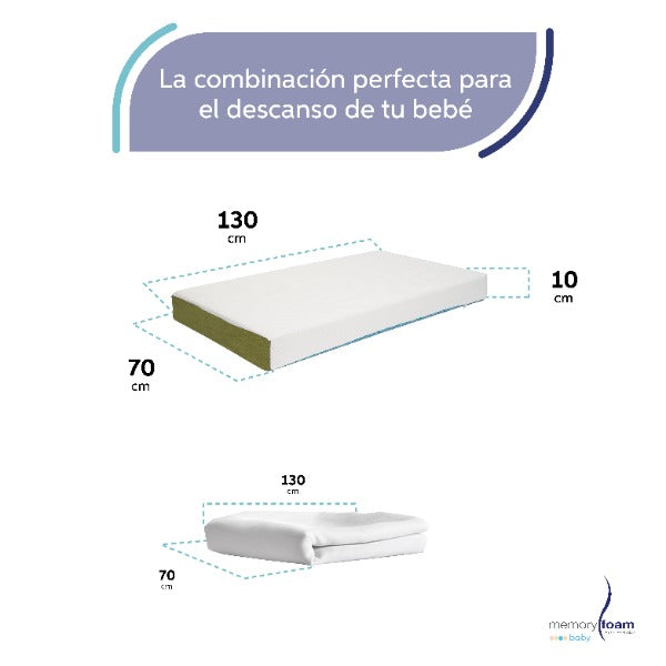 Pack Colchón Bebé: Baby Essential + Protector