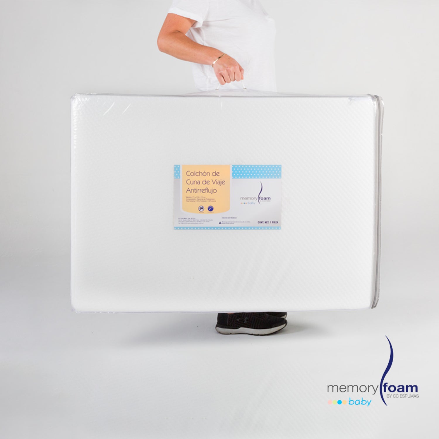 Colchón Cuna de Viaje Antireflujo