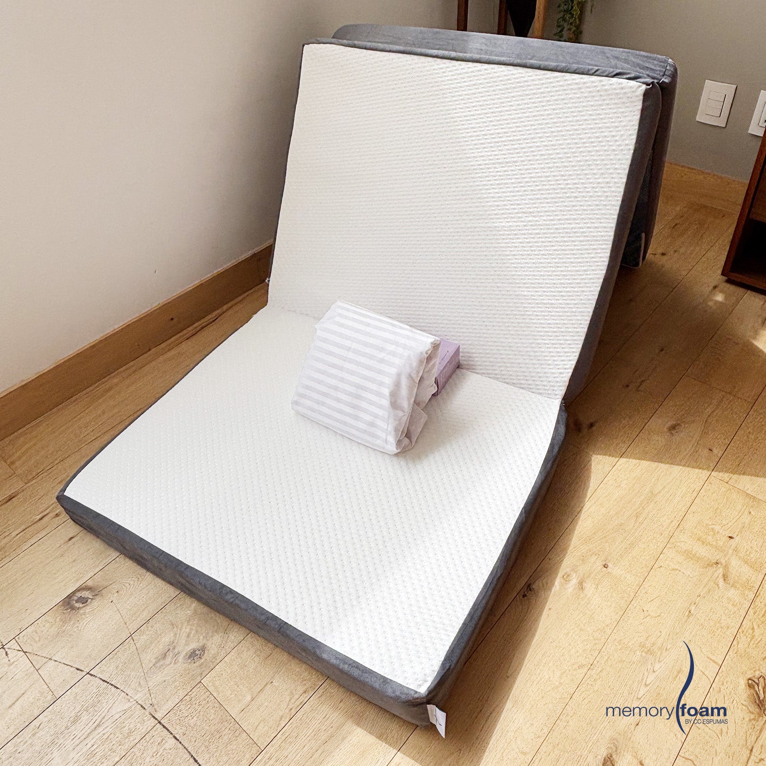 Pack Colchón Plegable + Protector Impermeable