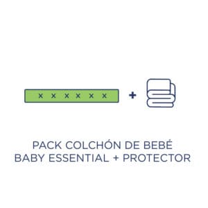 Pack Colchón Baby Essential + Protector impermeable